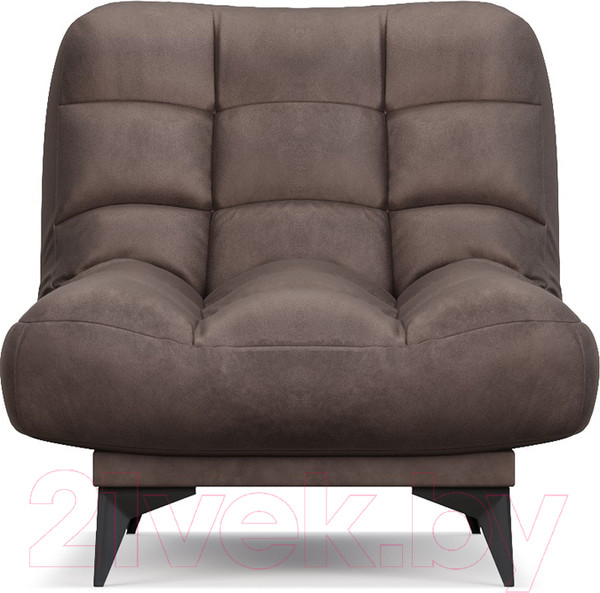 Изображение товара Кресло-кровать Mebel-Ars Арно (бархат серо-шоколадный Star Velvet 60 Coffee)