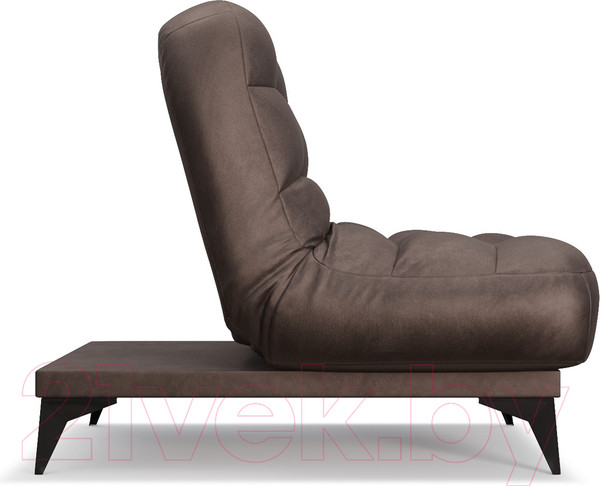 Изображение товара Кресло-кровать Mebel-Ars Арно (бархат серо-шоколадный Star Velvet 60 Coffee)