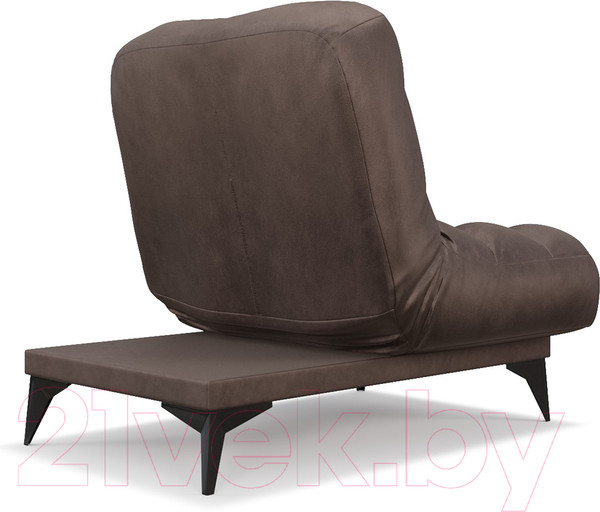 Изображение товара Кресло-кровать Mebel-Ars Арно (бархат серо-шоколадный Star Velvet 60 Coffee)
