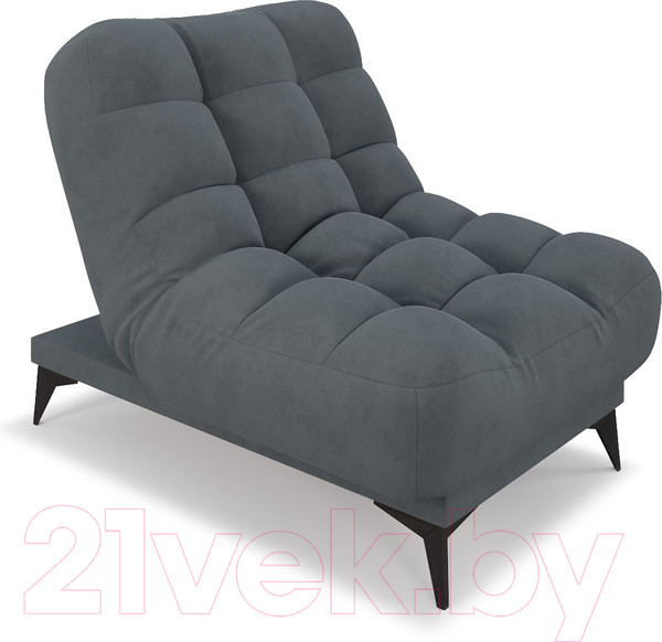 Изображение товара Кресло-кровать Mebel-Ars Арно (велюр серо-синий HB-178 26)