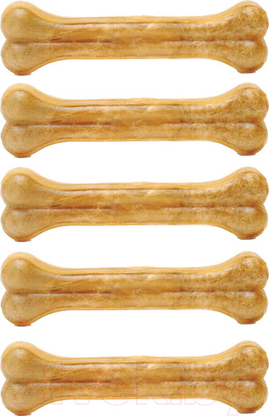 Изображение товара Лакомство для собак Triol Dental Кость жевательная / 10151048 (25см, 5шт)