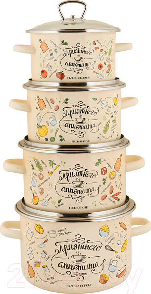 Изображение товара Кастрюля Appetite Приятного аппетита 1RD161S (2л)