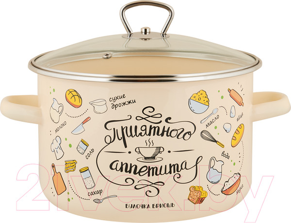 Изображение товара Кастрюля Appetite Приятного аппетита 1RD221S (5.5л)