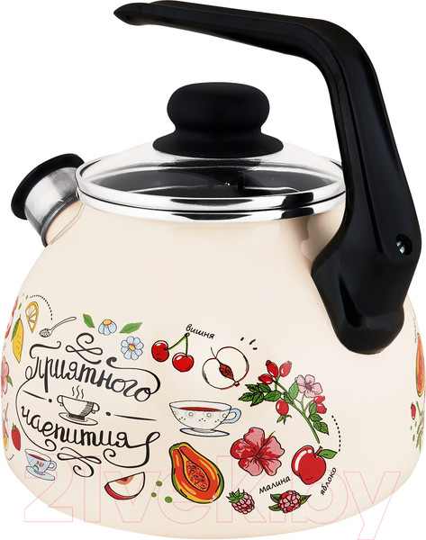 Изображение товара Чайник со свистком Appetite Приятного аппетита 4с209я
