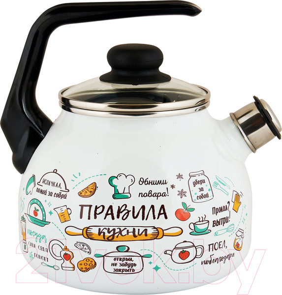 Изображение товара Чайник со свистком Appetite Правила кухни 4с209я