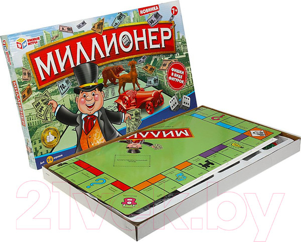 Изображение товара Настольная игра Умные игры Миллионер / D105-H24015-R
