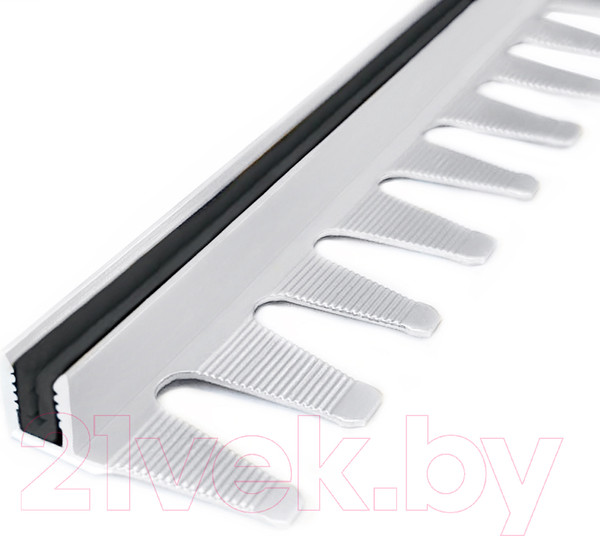 Изображение товара Профиль декоративный Русский Профиль Т-образный Анодированный 26мм 1.8м (серебро матовое)