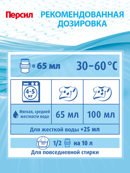 Изображение товара Гель для стирки Персил Power Gel Sensitive (2x2.6л)