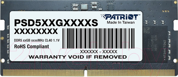 Изображение товара Оперативная память DDR5 Patriot PSD58G560041S