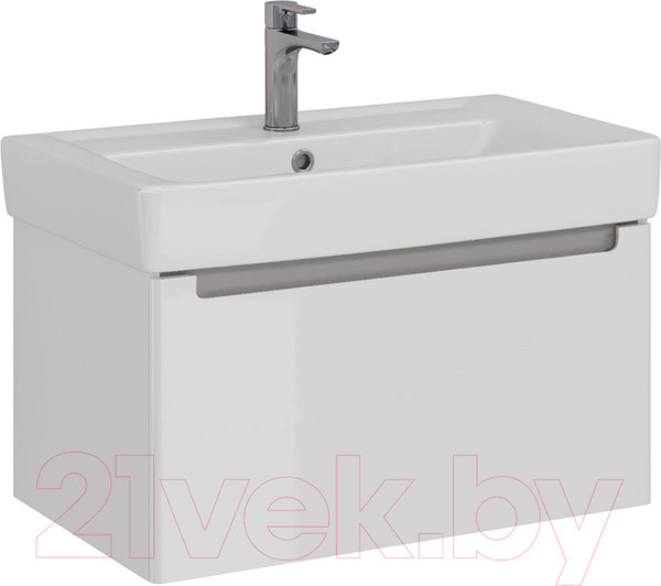 Изображение товара Тумба под умывальник LEMARK Buno Mini 80 / LM05BM80T (белый глянец)