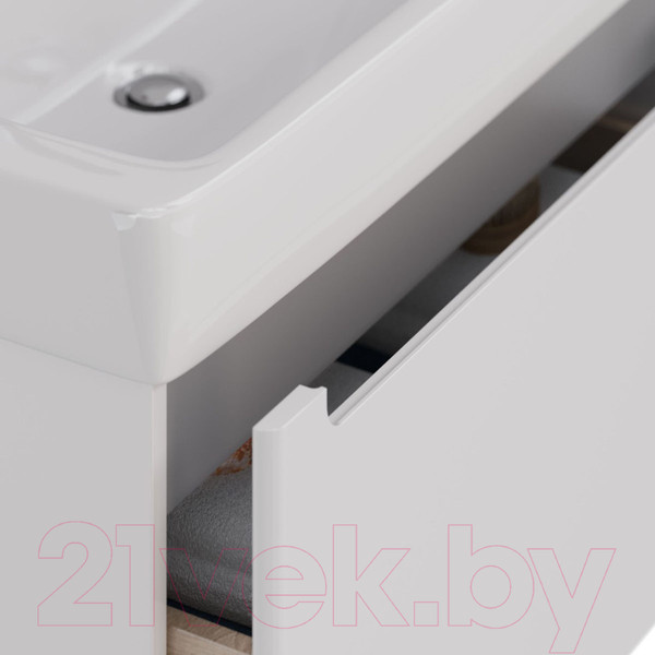 Изображение товара Тумба под умывальник LEMARK Buno Mini 80 / LM05BM80T (белый глянец)