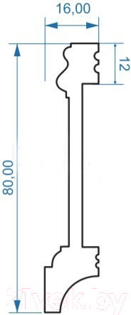 Изображение товара Плинтус FamilyPlintus Teatro 80