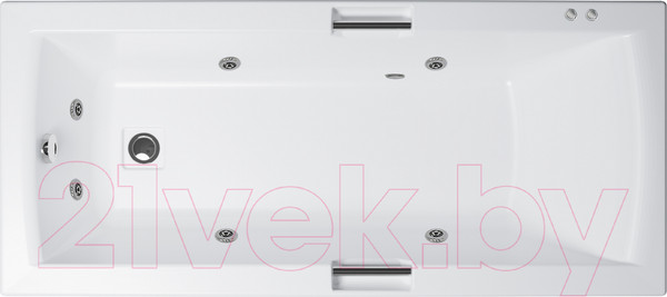 Изображение товара Ванна акриловая Triton Алекса 160x75 Базовая Flat (с гидромассажем)