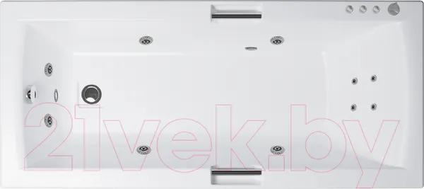 Изображение товара Ванна акриловая Triton Алекса 160x75 Комфорт Flat (с гидромассажем)