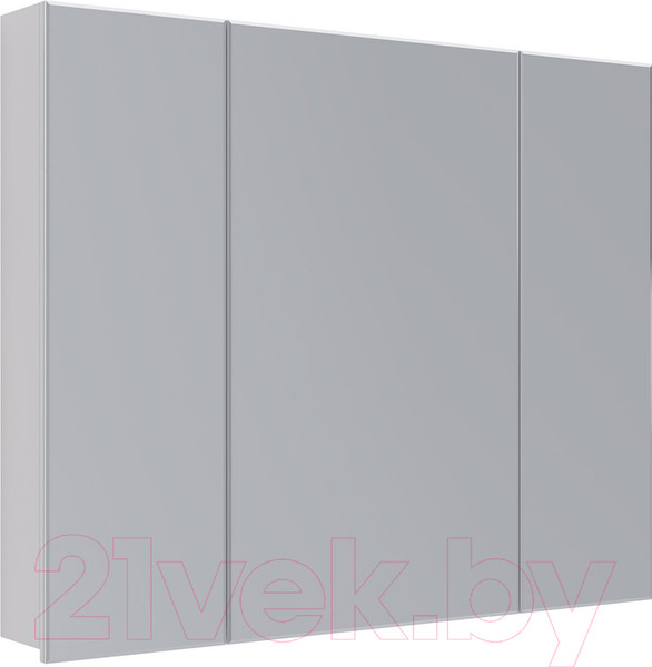 Изображение товара Шкаф с зеркалом для ванной LEMARK Universal 100 / LM100ZS-U (белый глянец)