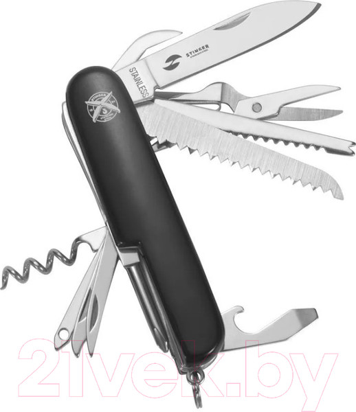 Изображение товара Нож швейцарский STINGER FK-K5012ALLB (черный)
