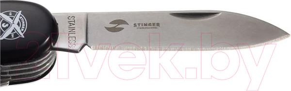Изображение товара Нож швейцарский STINGER FK-K5012ALLB (черный)