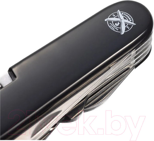 Изображение товара Нож швейцарский STINGER FK-K5012ALLB (черный)
