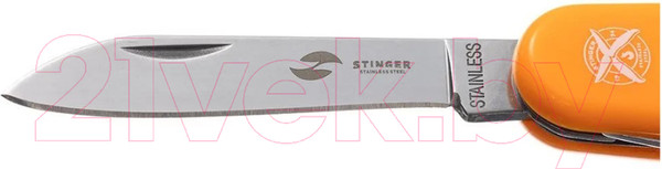 Изображение товара Нож швейцарский STINGER FK-K5017-6P (оранжевый)