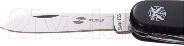 Изображение товара Нож швейцарский STINGER FK-K5018-6P (черный)