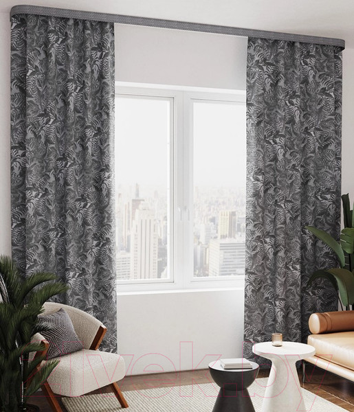 Изображение товара Штора LEGRAND Тропик 200x260 / 58120734 (серый)