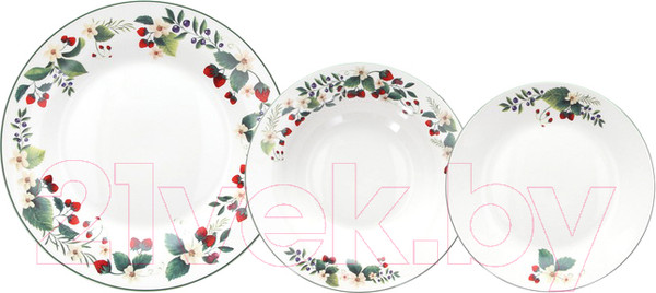 Изображение товара Набор тарелок Andrea Fontebasso Atollo Sweet Berry / AJ070182496 (18шт)