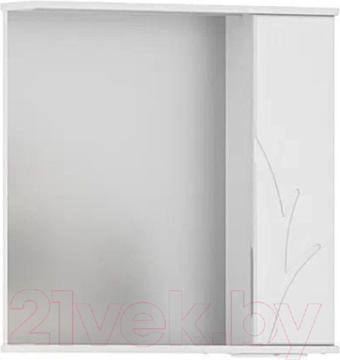 Изображение товара Шкаф с зеркалом для ванной Volna Adel 70 R (белый)