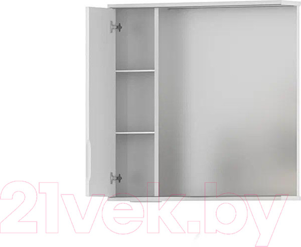 Изображение товара Шкаф с зеркалом для ванной Volna Adel 70 L (белый)