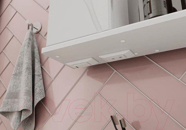 Изображение товара Шкаф с зеркалом для ванной Volna Adel 70 L (белый)