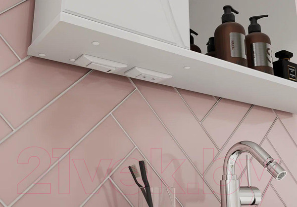 Изображение товара Шкаф с зеркалом для ванной Volna Adel 80 L (белый)