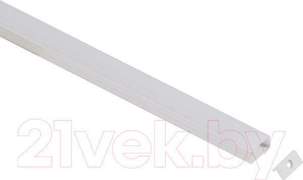 Изображение товара Профиль для светодиодной ленты AKS Sirius-1407S накладной с экраном (2м, белый)