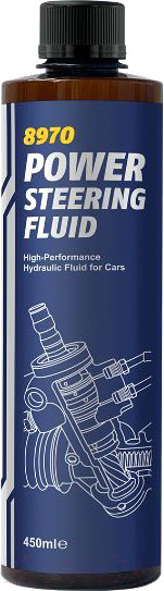 Изображение товара Жидкость гидравлическая Mannol Power Steering Fluid / MN8970-045 (450мл)