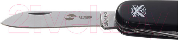 Изображение товара Нож швейцарский STINGER FK-K5018-8P (черный)