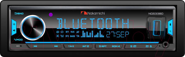 Изображение товара Бездисковая автомагнитола Nakamichi NQ533BD
