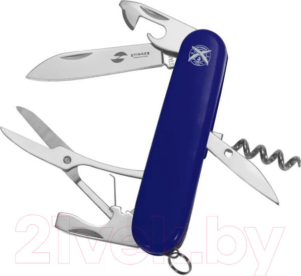 Изображение товара Нож швейцарский STINGER FK-K5020-6P (синий)