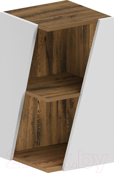 Изображение товара Шкаф для ванной ЗОВ Кито 40 / CK40LAMWML (левый, аттик/белый матовый)