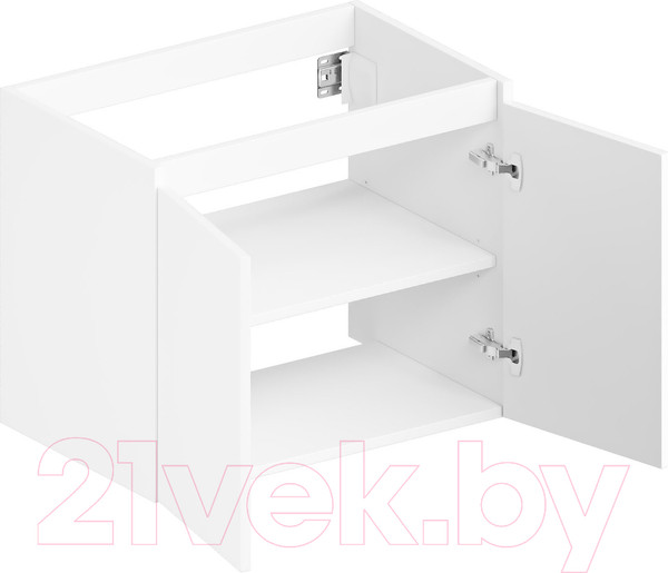 Изображение товара Тумба под умывальник ЗОВ Монови 80 / M80LW0LW (подвесная/белый)