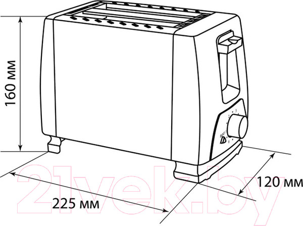 Изображение товара Тостер TDM Утро SQ4003-0001 (белый)