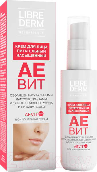Изображение товара Крем для лица Librederm Аевит питательный насыщенный (50мл)