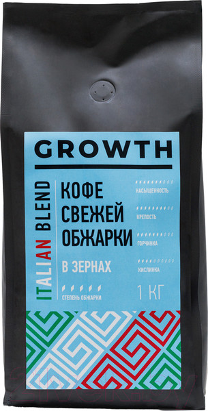 Изображение товара Кофе в зернах Growth Italian Blend (1кг)