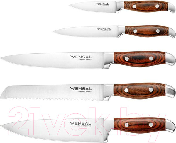 Изображение товара Набор ножей Vensal Robuste VS2000