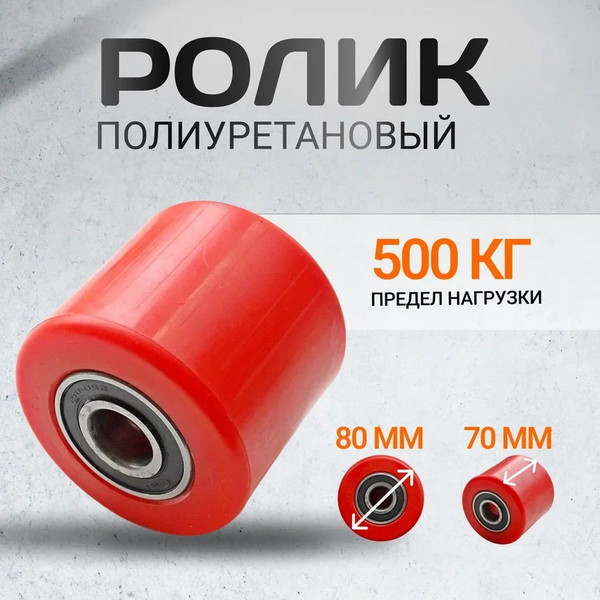 Изображение товара Ролик для тележки складской RAD 8070 / 71044786
