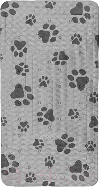 Изображение товара Коврик в ванну для животных Вилина Лапки 7111 (серый)