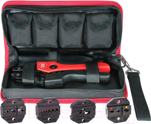 Изображение товара Набор обжимного инструмента КВТ CTK+4 / 75907