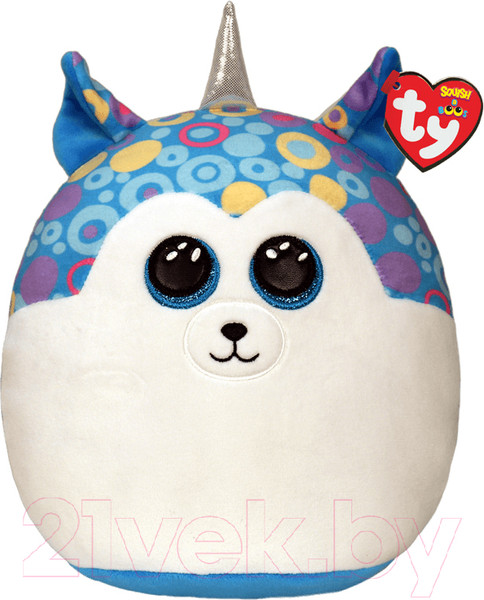 Изображение товара Подушка-игрушка TY Squish-A-Boos Щенок Хаски Helena / 39297