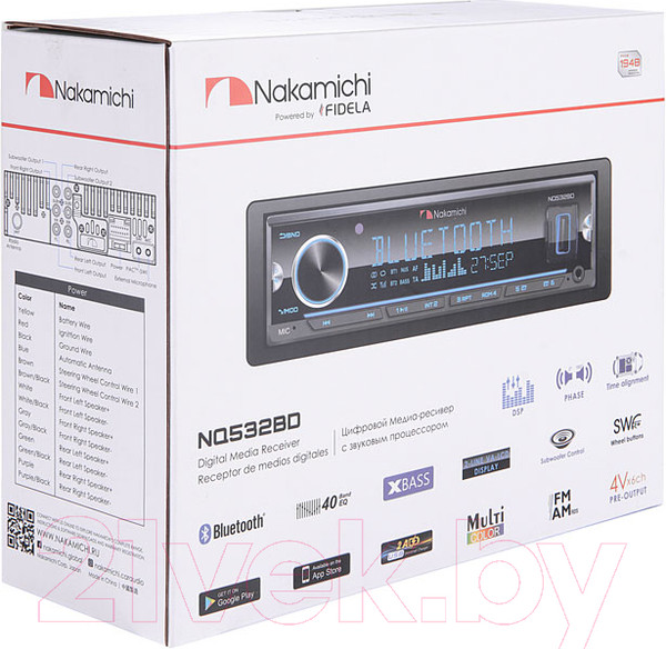 Изображение товара Бездисковая автомагнитола Nakamichi NQ532BD