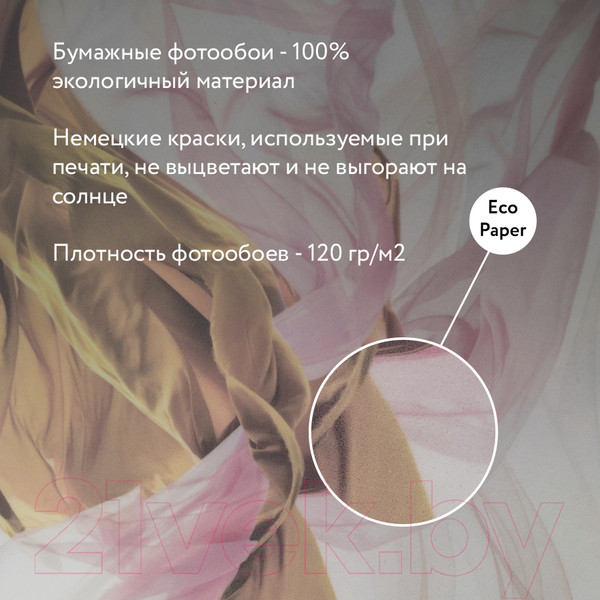 Изображение товара Фотообои листовые Citydecor Пальмовые листья (546x265, светло-серый)