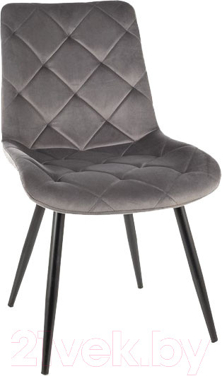 Изображение товара Стул Signal Ralph Velvet (Bluvel 14 серый/черный)