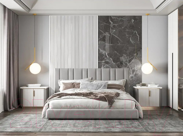 Изображение товара Рейка интерьерная ALBICO 2800x40x22 (белоснежное дерево)