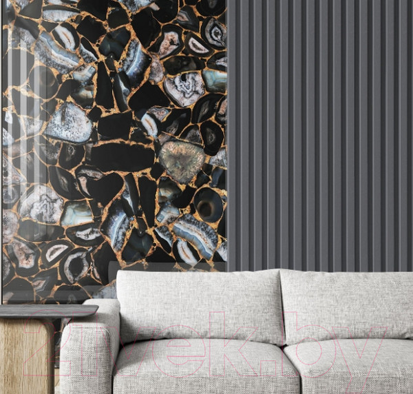 Изображение товара Реечная панель ALBICO 2800x120x12 (графит)